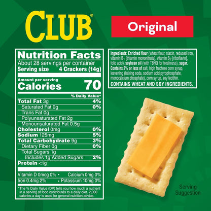 KEEBLER Club Crackers, 13.7 oz. box (10057)