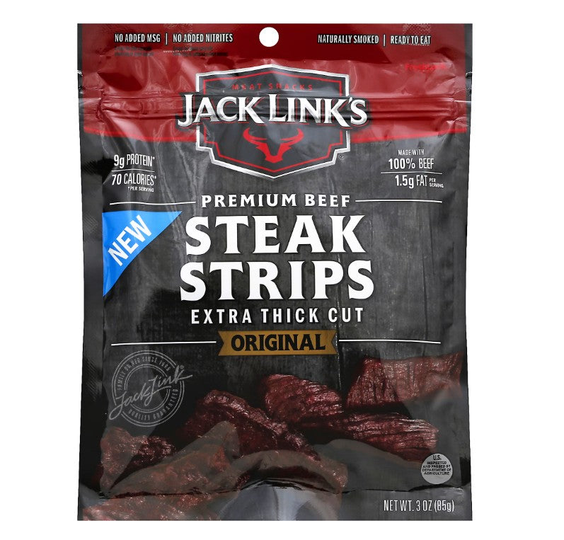 Jack Link's Original Thick Cut Steak Strips, 3 oz. (00538)