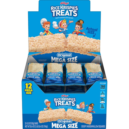 Kellogg's Rice Krispies Treat Original Big Bar, 12 Count (25114)