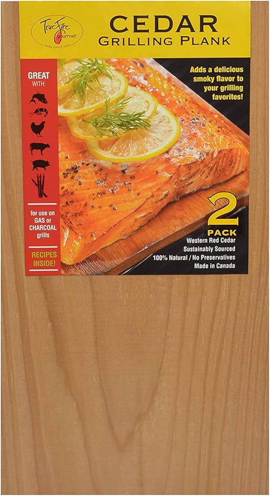 TrueFire Cedar Grilling Planks, 2 Pack (00825)
