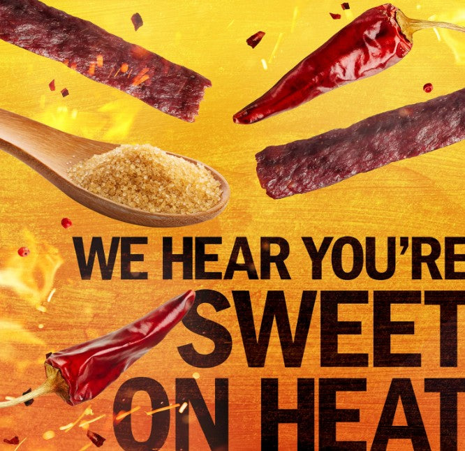 Jack Link's Sweet & Hot Steak Strips, 2 oz. (01166) (Pack of 12)