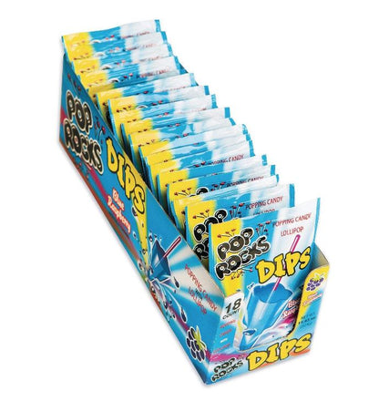 Pop Rocks Dips Blue Raspberry, 18 Count (00716)