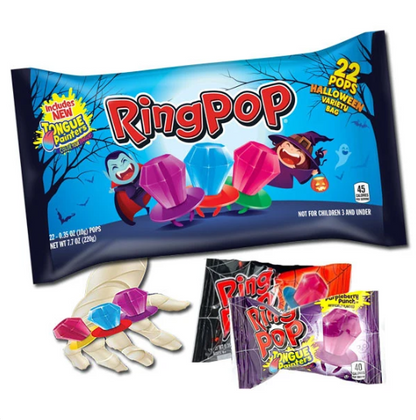 Topps Halloween Ring Pops, 22 Count Bag (26250)