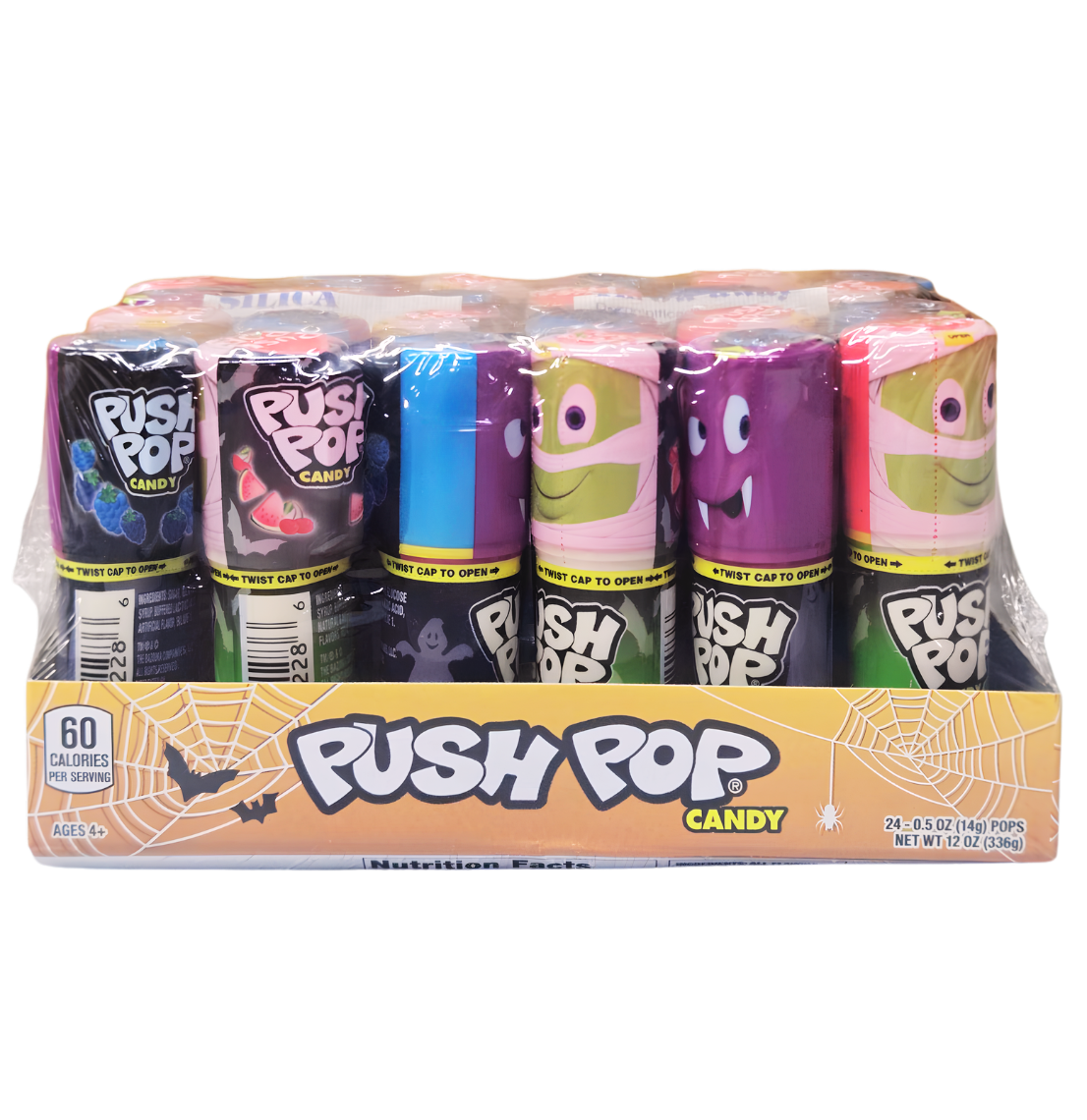 Topps Halloween Push Pops, 24 Count (15228)