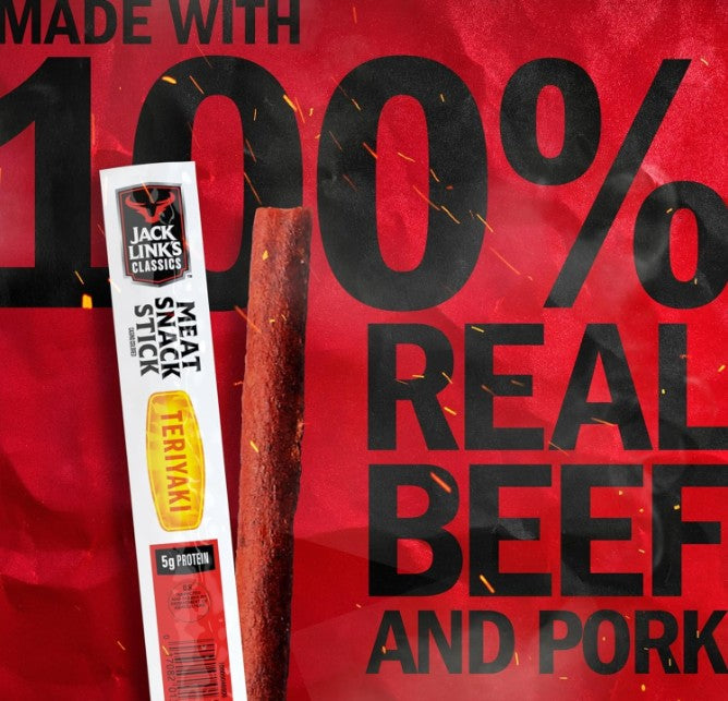 Jack Link's Teriyaki Sticks, 0.8 oz. (01341) (Pack of 20)