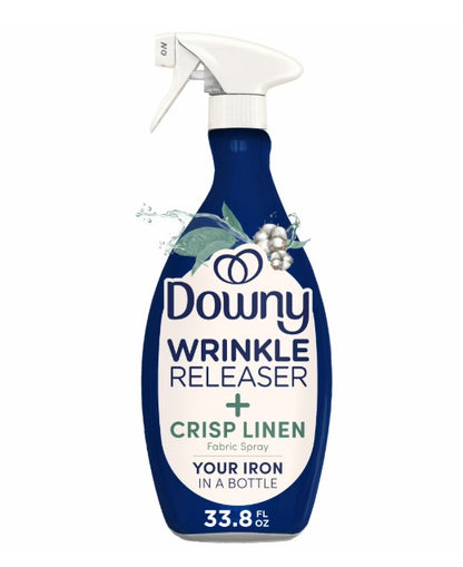 Downy Wrinkle Releaser - Crisp Linen Scent, 33.8 fl. oz. (01215)