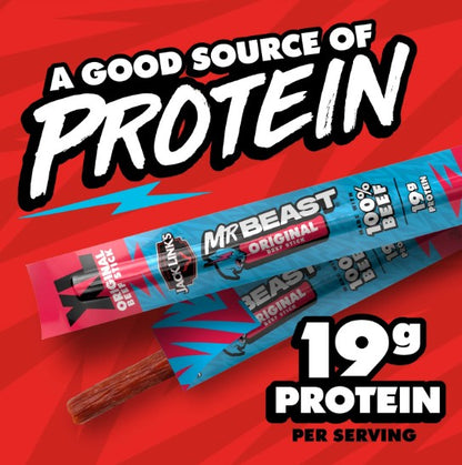 Jack Link's Mr. Beast Original Beef Sticks, 3 oz. (01876) (Pack of 12)