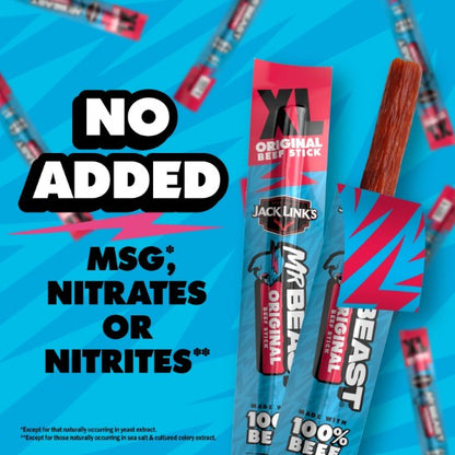 Jack Link's Mr. Beast Original Beef Sticks, 3 oz. (01876) (Pack of 12)