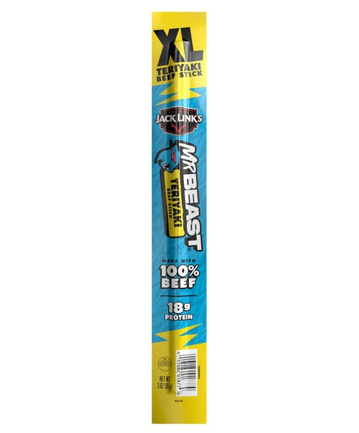 Jack Link's Mr. Beast Teriyaki Beef Sticks, 3 oz. (01878) (Pack of 12)