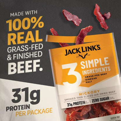 Jack Link's JL3 Hickory Air Dried Steak Strips, 2 oz. (01898)