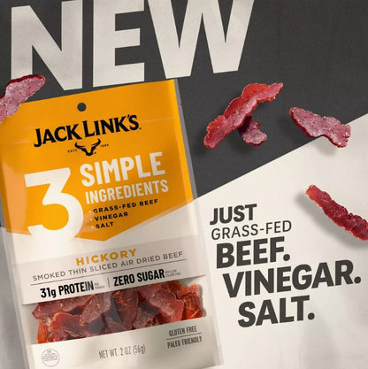 Jack Link's JL3 Hickory Air Dried Steak Strips, 2 oz. (01898)