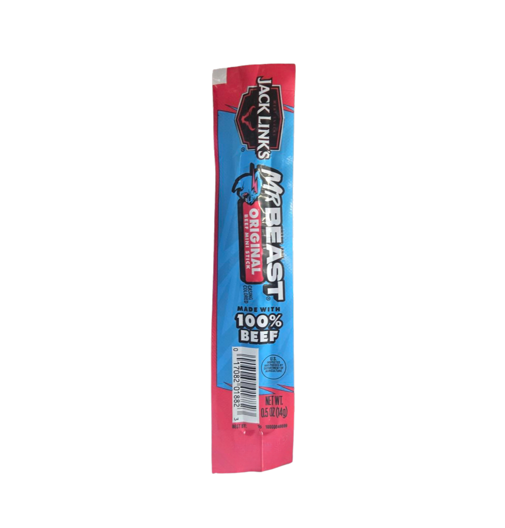 Jack Link's Mr. Beast Original Sticks, 0.5 oz., Pack of 24 (01913)