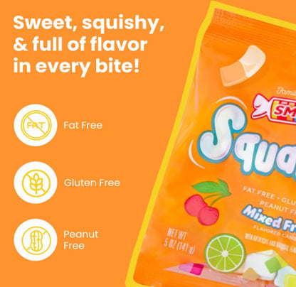 Smarties Squashies Mixed Fruit, 5 oz. Bag (00325)