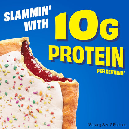 Kellogg's Pop Tarts Protein Slammin Strawberry, 4 Pack, 8 Pastry Count (33057)