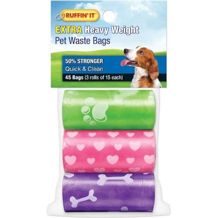 Ruffin' It Pet Waste Bags, 3 Rolls (19347)