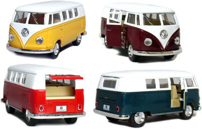 KiNSMART Diecast 1967 VW Bus - 1:36 Scale, 12 Pack (272003)