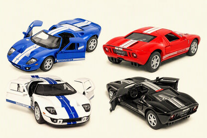 KiNSMART Diecast 2006 Ford GT - 1:36 Scale, 12 Pack (272881)