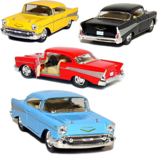 KiNSMART Diecast 1957 Chevy Bel Air - 1:40 Scale, 12 Pack (273116)
