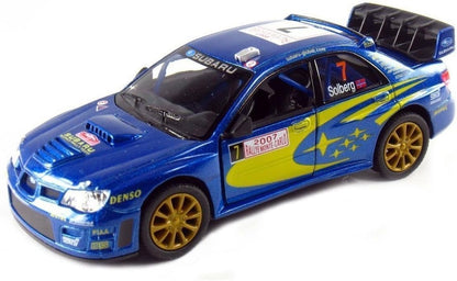 KiNSMART Diecast 2007 Subaru Impreza WRC - 1:36 Scale, 12 Pack (273369)