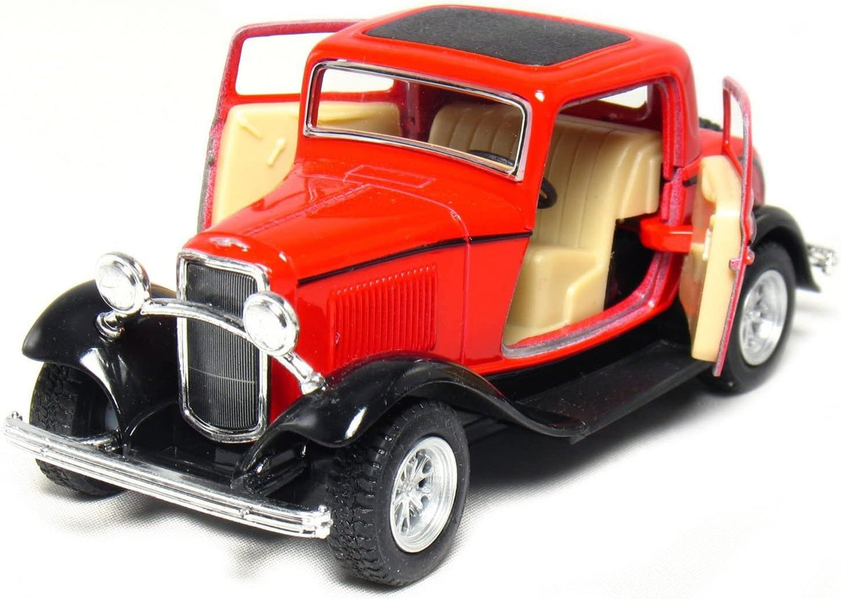 KiNSMART Diecast 1932 Ford 3-Window Coupe - 1:34 Scale, 12 Pack (275134)