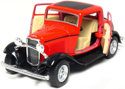 KiNSMART Diecast 1932 Ford 3-Window Coupe - 1:34 Scale, 12 Pack (275134)
