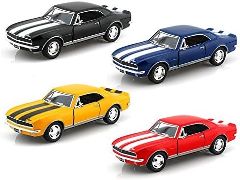 KiNSMART Diecast 1967 Chevy Camaro Z/28 - 1:37 Scale, 12 Pack (274618)