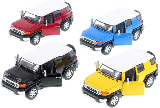KiNSMART Diecast Toyota FJ Cruiser - 1:36 Scale, 12 Pack (273833)