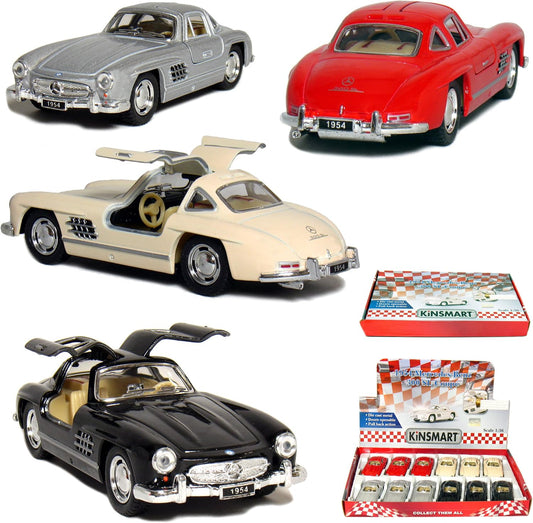 KiNSMART Diecast 1954 Mercedez Benz 300SL - 1:36 Scale, 12 Pack (274090)