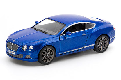 KiNSMART Diecast 2012 Bentley Continental GT Speed- 1:38 Scale, 12 Pack (274878)