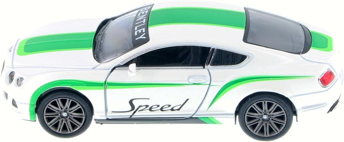 KiNSMART Diecast 2012 Bentley Continental GT Speed w/ Printing - 1:38 Scale, 12 Pack (276346)