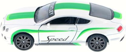 KiNSMART Diecast 2012 Bentley Continental GT Speed w/ Printing - 1:38 Scale, 12 Pack (276346)