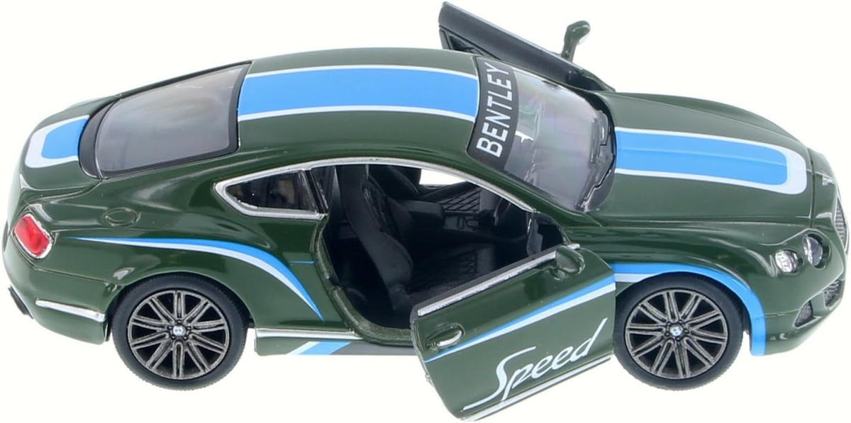 KiNSMART Diecast 2012 Bentley Continental GT Speed w/ Printing - 1:38 Scale, 12 Pack (276346)