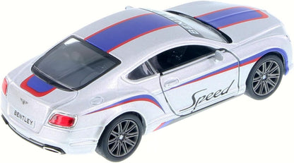 KiNSMART Diecast 2012 Bentley Continental GT Speed w/ Printing - 1:38 Scale, 12 Pack (276346)