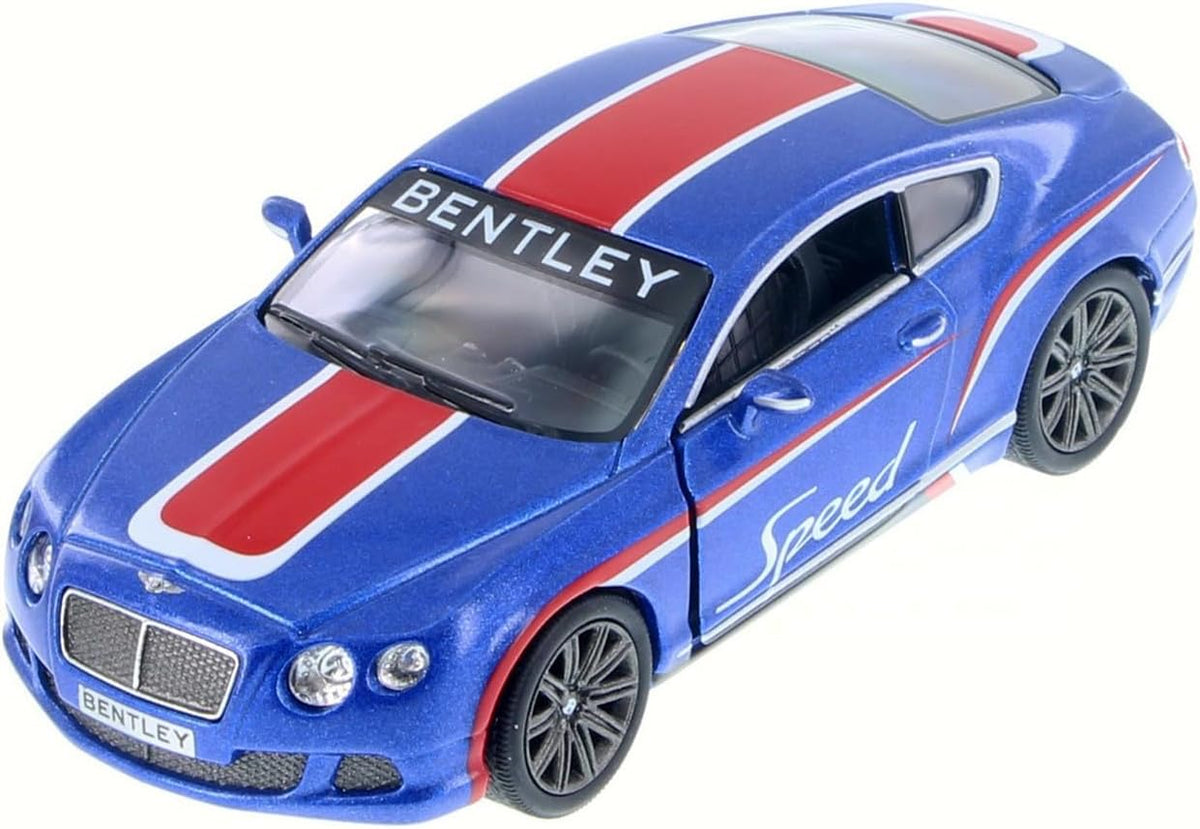 KiNSMART Diecast 2012 Bentley Continental GT Speed w/ Printing - 1:38 Scale, 12 Pack (276346)