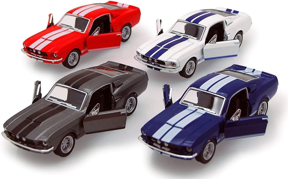 KiNSMART Diecast 1967 Shelby GT500 - 1:36 Scale, 12 Pack (274946)