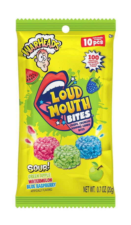 Candyrific Warheads Loud Mouth Bites (10 count bag) (28401)