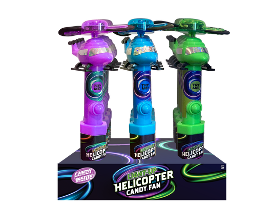 Candyrific Light Up Helicopter Fan (Pack of 12) (62745)
