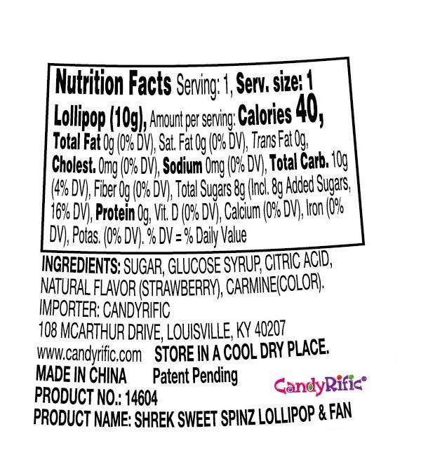 Candyrific Assorted Sweet Spinz Fans (Pack of 12) (69459)