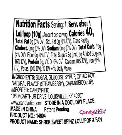 Candyrific Assorted Sweet Spinz Fans (Pack of 12) (69459)