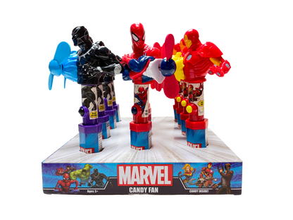 Candyrific Marvel Avengers Assorted Character Fans (Pack of 12) (65191)