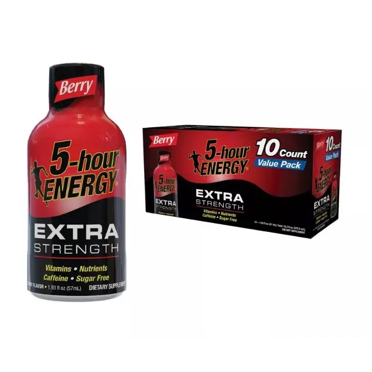 5-Hour Energy Extra Strength Berry Flavor 10 pack - 1.93 fl. oz. per bottle