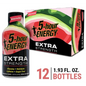 5-Hour Energy Extra Strength Watermelon Flavor 12 pack - 1.93 fl. oz. per bottle