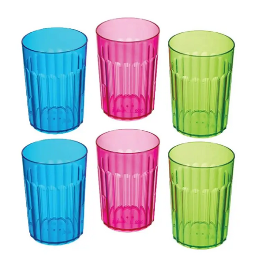 Arrow 10 oz. Rainbow Tumblers Assorted Colors - 6 count - Cookware