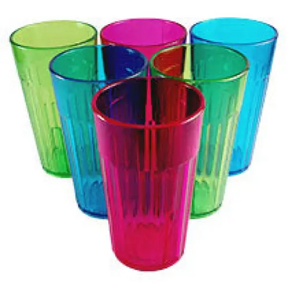 Arrow 6 oz. Rainbow Tumblers, Assorted Colors - 6 count