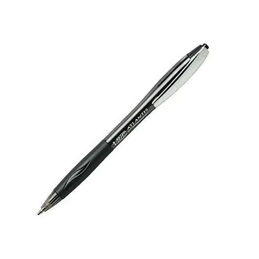 BIC Atlantis Original Retractable Black Ballpoint Pen 4 Pack