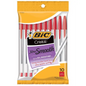 BIC Cristal Xtra Smooth Red Ballpoint Pen 10 Pack