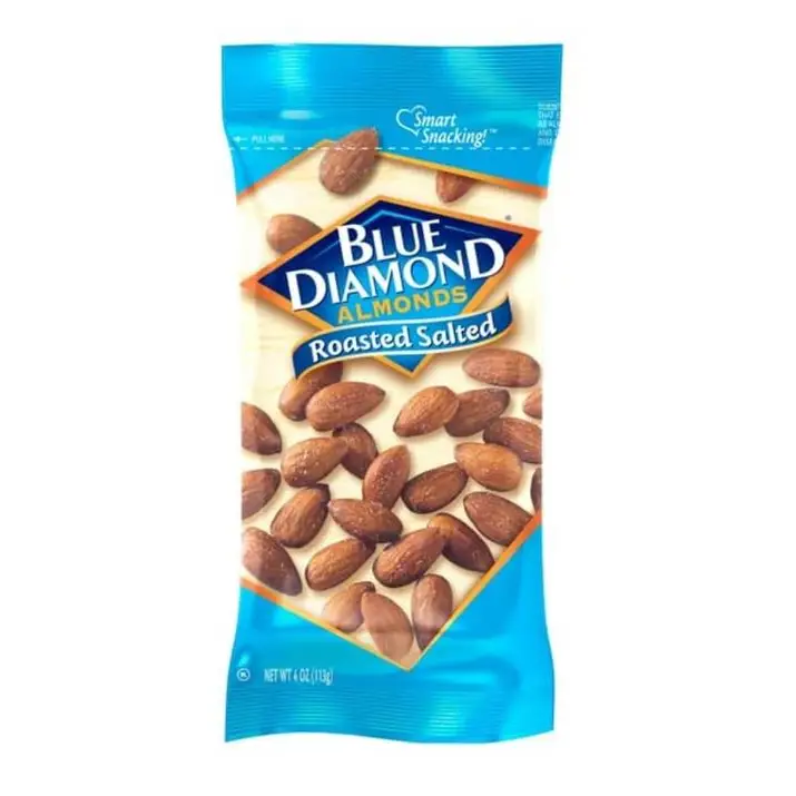 Blue Diamond Roasted Salted Almonds 4 oz.