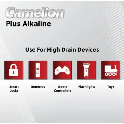 Camelion AAA Alkaline Batteries 4 Pack