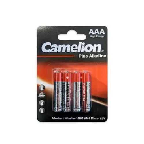 Camelion AAA Alkaline Batteries 4 Pack