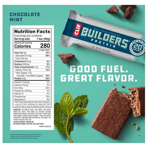 Clif Builders Chocolate Mint Protein Bar 6 Pack